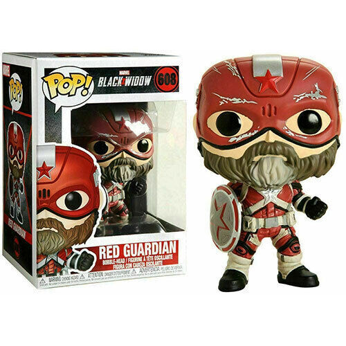 FUNKO POP! Bobble-Head Marvel RARE Black Widow #608 Red Guardian [VAULTED]