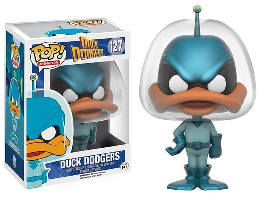 FUNKO POP! Vinyl Animation RARE Duck Dodgers #127 Duck Dodgers [VAULTED]