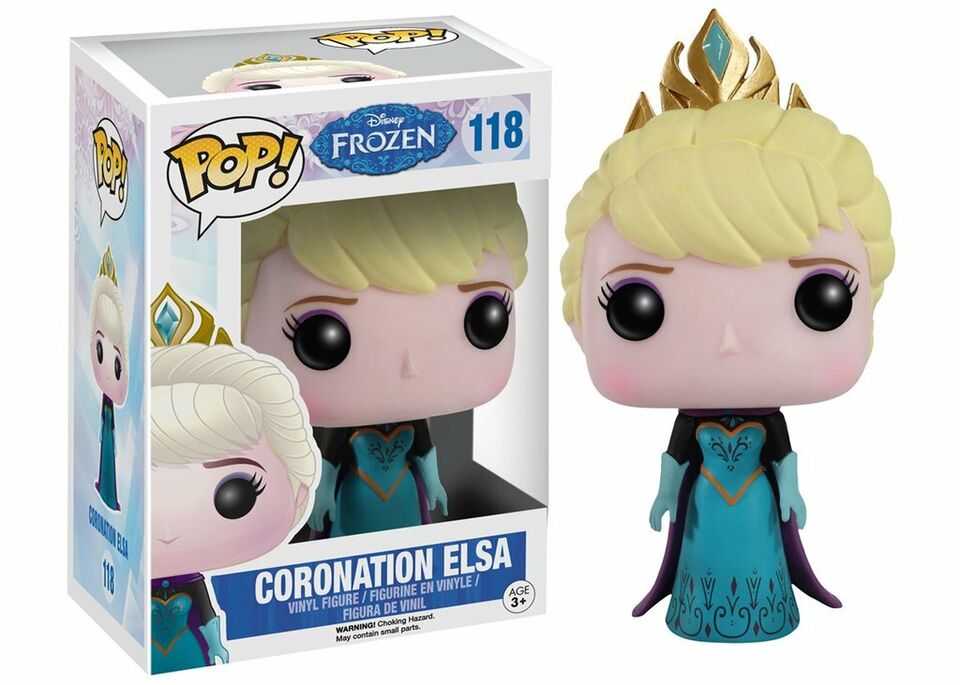 FUNKO POP! Vinyl Disney RARE Frozen #118 Coronation Elsa [VAULTED]