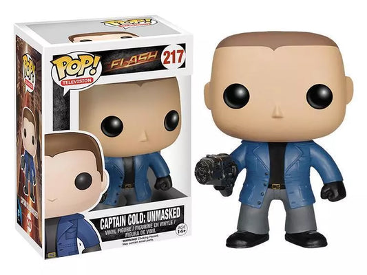 FUNKO POP! Vinyl Television RARE The Flash #217 Captain Cold (CW Series) (Unmasked) [Entertainment Earth (Stickerless)][VAULTED]