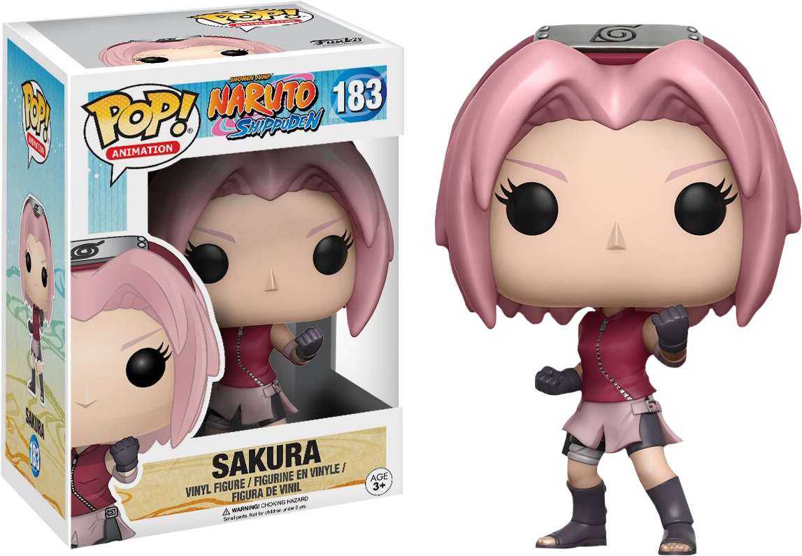 FUNKO POP! Vinyl Animation RARE Naruto Shippuden #183 Sakura (Naruto) [VAULTED]