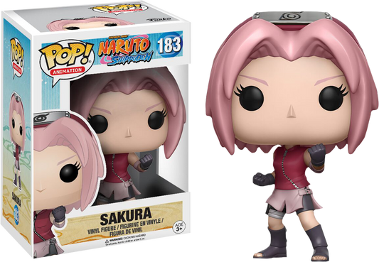 FUNKO POP! Vinyl Animation RARE Naruto Shippuden #183 Sakura (Naruto) [VAULTED]