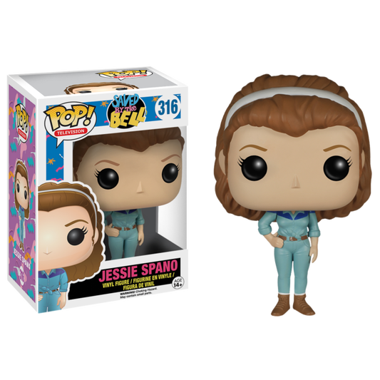 FUNKO POP! Vinyl Television RARE Saved By The Bell #316 Jessie Spano [VAULTED]