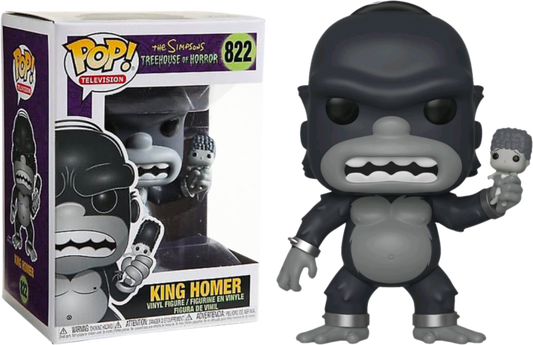 FUNKO POP! Vinyl Television RARE The Simpsons Treehouse of Horror #822 King Homer [VAULTED]