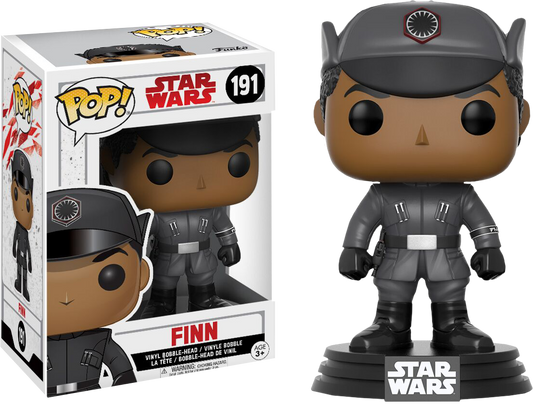 FUNKO POP! Vinyl Bobble-Head Star Wars RARE #191 Finn (The Last Jedi) [VAULTED]