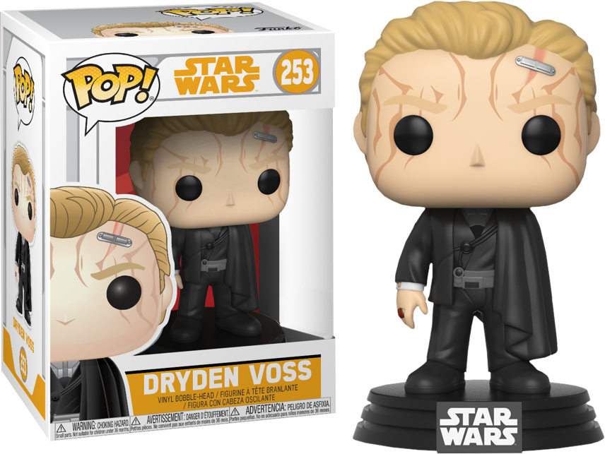 FUNKO POP! Vinyl Bobble-Head Star Wars RARE #253 Dryden Voss (w/ Scars) [FYE (Stickerless)] [VAULTED]