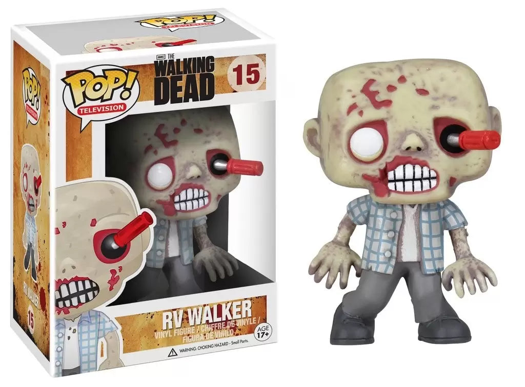 FUNKO POP! Vinyl Television RARE The Walking Dead #15 RV Walker [VAULTED]