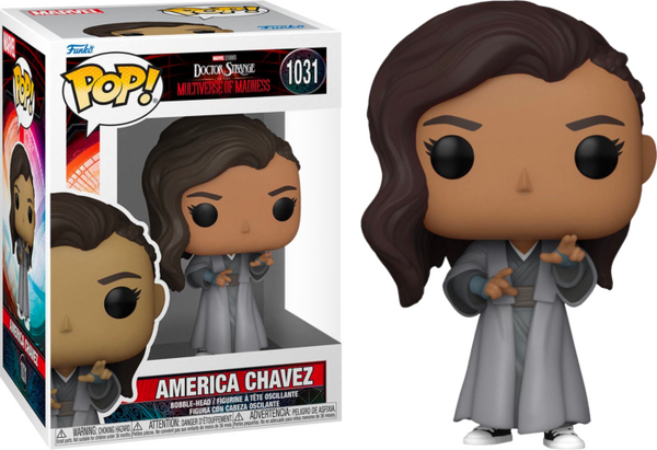 FUNKO POP! Vinyl Marvel RARE Doctor Strange Multiverse of Madness #1031 America Chavez (Kamar-Taj) [VAULTED]