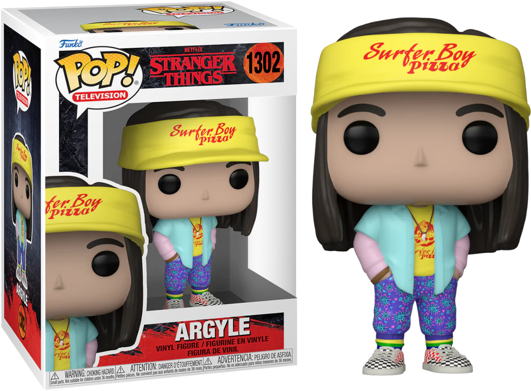 FUNKO POP! Vinyl Television RARE Stranger Things #1302 Argyle [VAULTED]