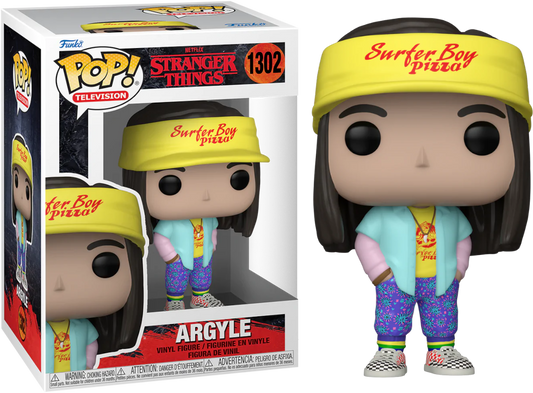 FUNKO POP! Vinyl Television RARE Stranger Things #1302 Argyle [VAULTED]