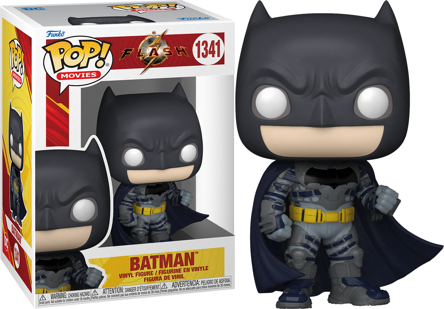 FUNKO POP! Vinyl Movies RARE The Flash #1341 Batman (Batfleck - The Flash) [VAULTED]