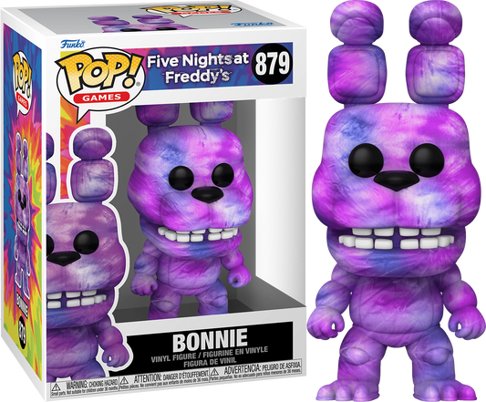 FUNKO POP! Vinyl Games RARE Five Nights at Freddy's #879 Bonnie (Tie-Dye) [VAULTED]