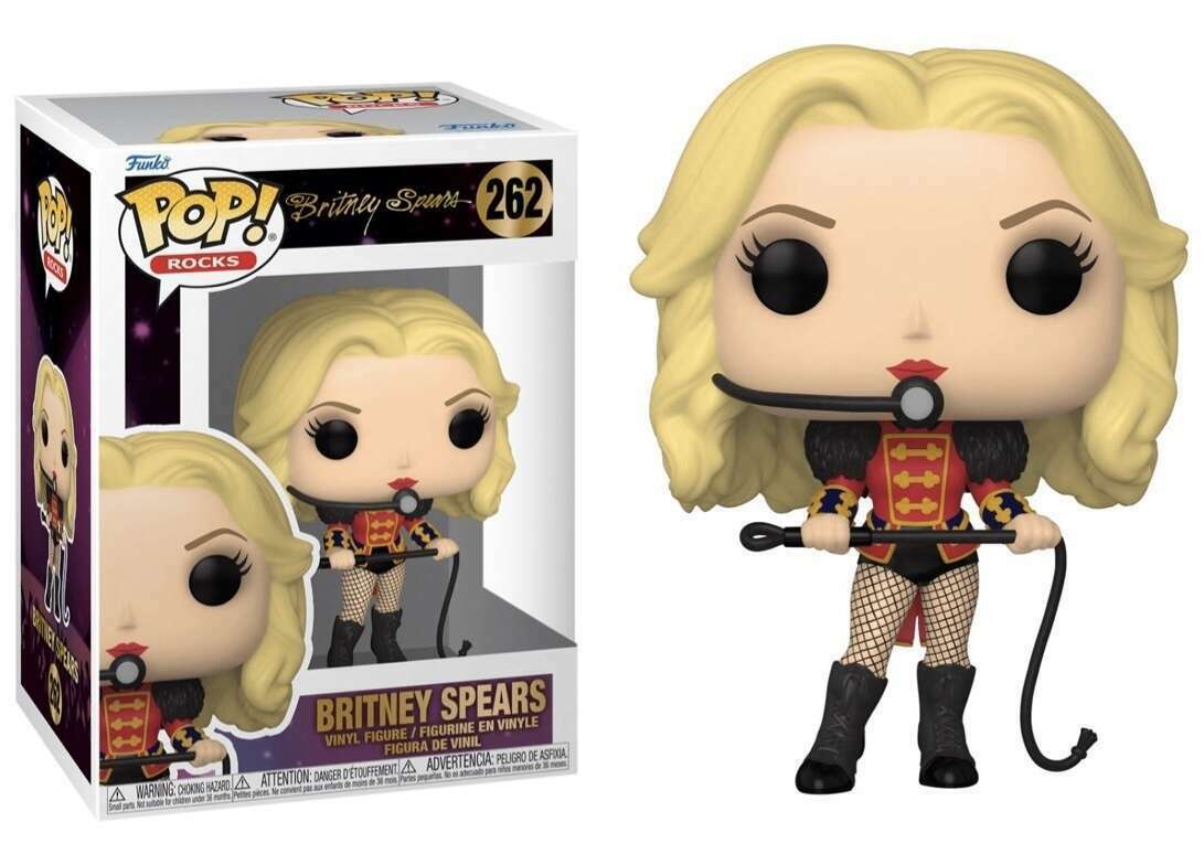 FUNKO POP! Vinyl Rocks RARE Britney Spears #262 Britney Spears (Ringleader) [VAULTED]