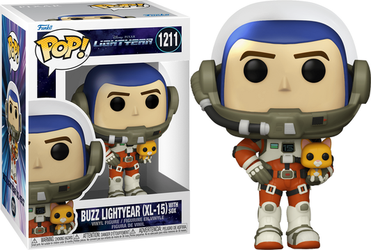 FUNKO POP! Vinyl Disney RARE Lightyear #1211 Buzz Lightyear (XL-15) With Sox [VAULTED]