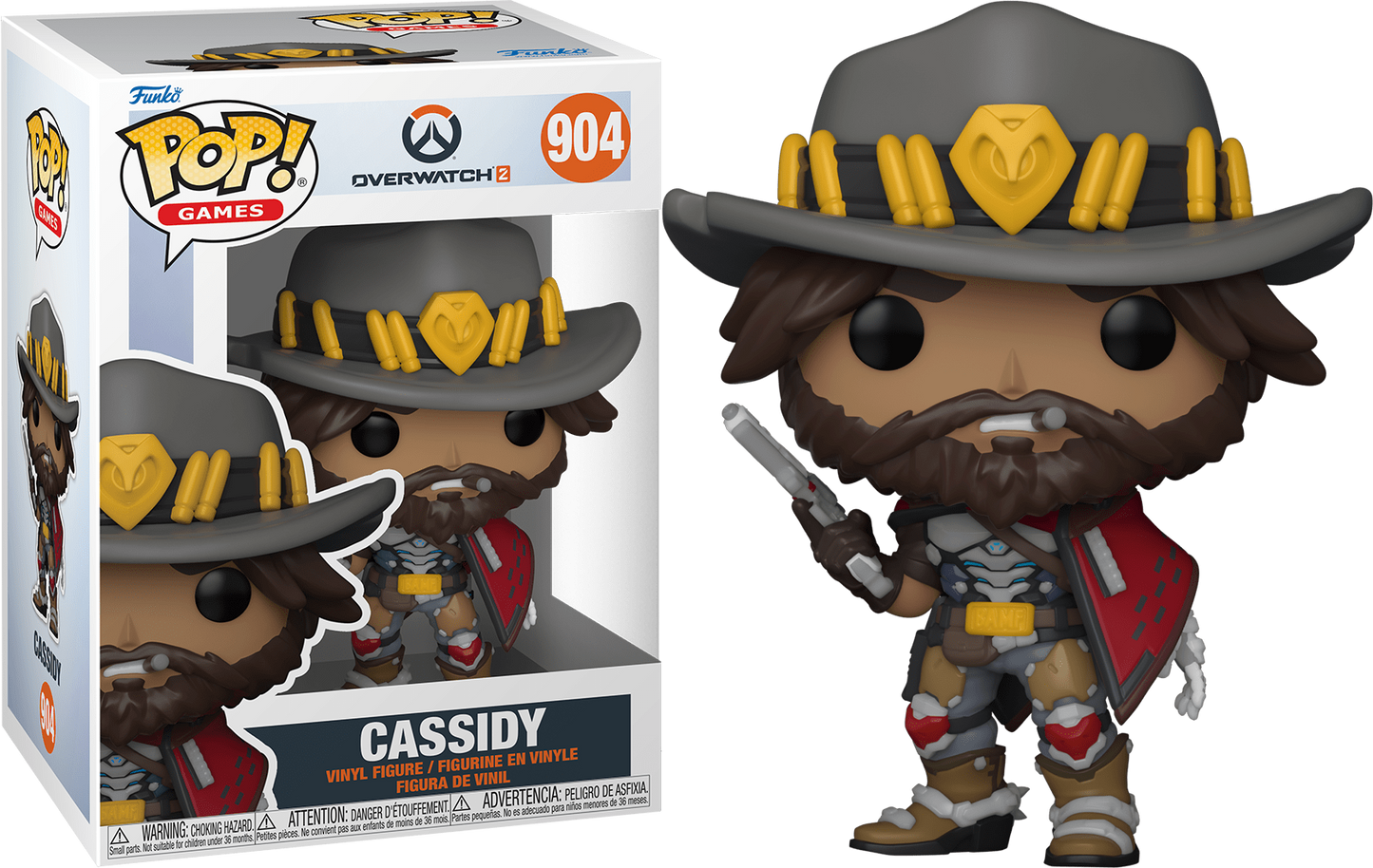 FUNKO POP! Vinyl Games RARE Overwatch 2 #904 Cassidy (Overwatch 2) [VAULTED]