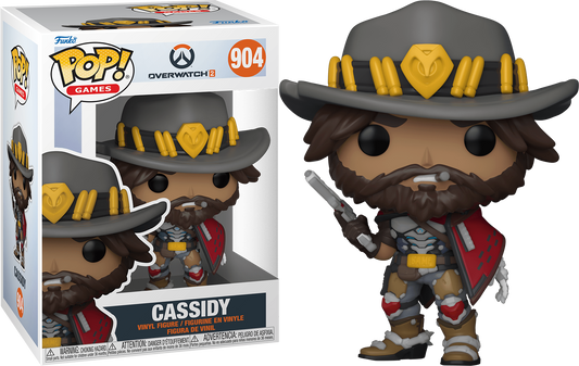 FUNKO POP! Vinyl Games RARE Overwatch 2 #904 Cassidy (Overwatch 2) [VAULTED]