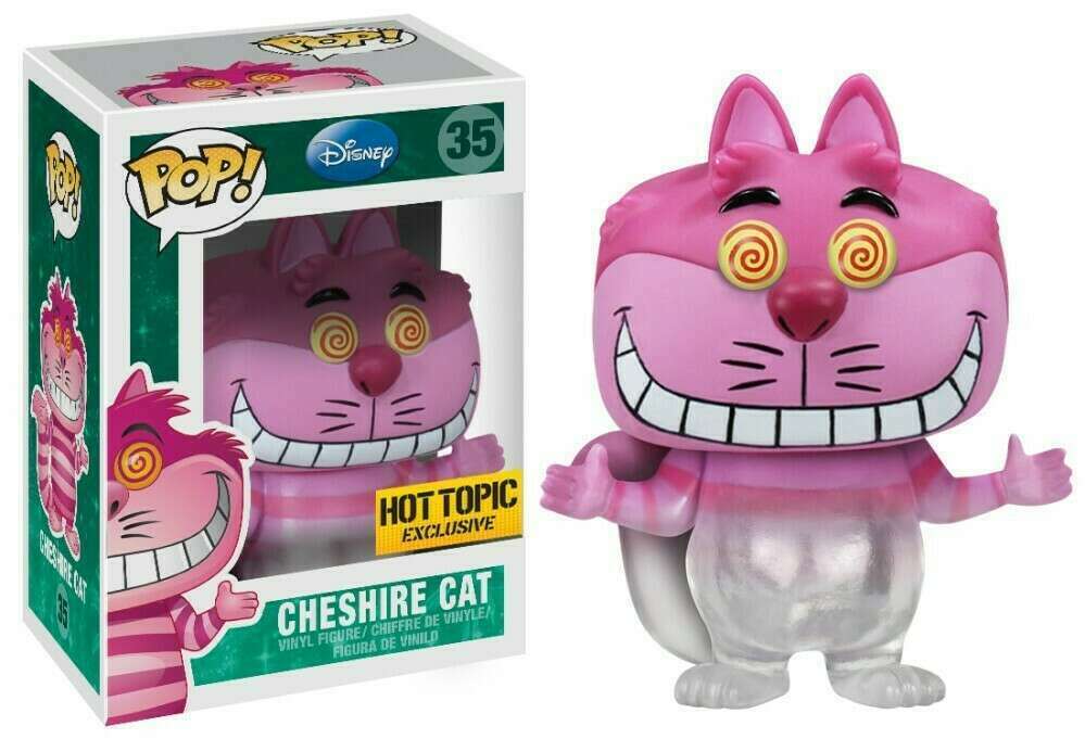 FUNKO POP! Vinyl Disney RARE #35 Cheshire Cat (Fading) [Hot Topic (Stickerless)] [VAULTED]