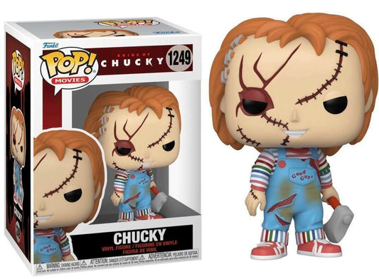 FUNKO POP! Vinyl Movies RARE Bride of Chucky #1249 Chucky w/ Axe (Bride of Chucky) [VAULTED]