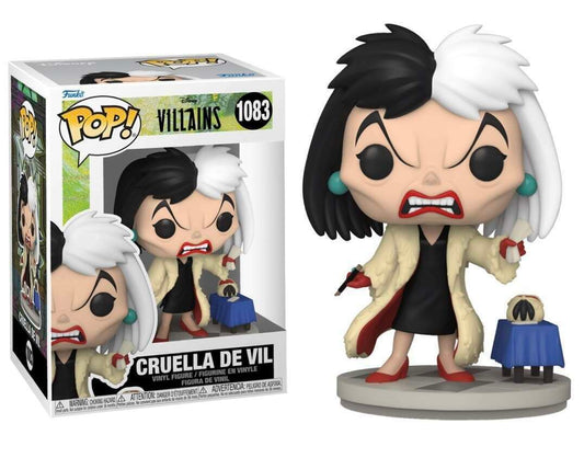 FUNKO POP! Vinyl Disney RARE Disney Villains #1083 Cruella de Vil (6 in) [VAULTED]