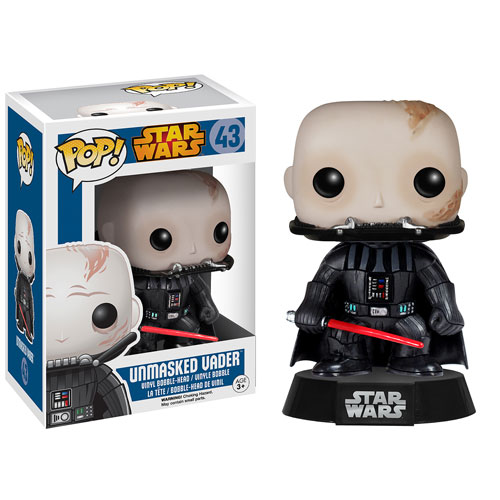 FUNKO POP! Vinyl Star Wars RARE #43 Darth Vader (Unmasked) [Standard] [VAULTED]