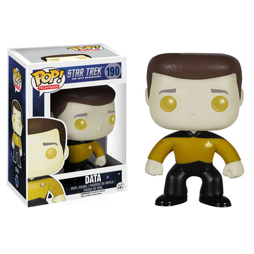 FUNKO POP! Vinyl Television RARE Star Trek The Next Generation #190 Data (Star Trek) [VAULTED]