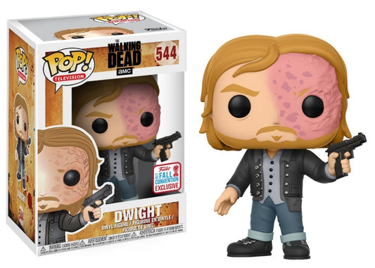 FUNKO POP! Vinyl Television RARE The Walking Dead #544 Dwight (Burnt Face) [Fall Convention] [VAULTED]