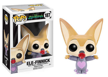 FUNKO POP! Vinyl Disney RARE Zootopia #187 Ele-Finnick [VAULTED]