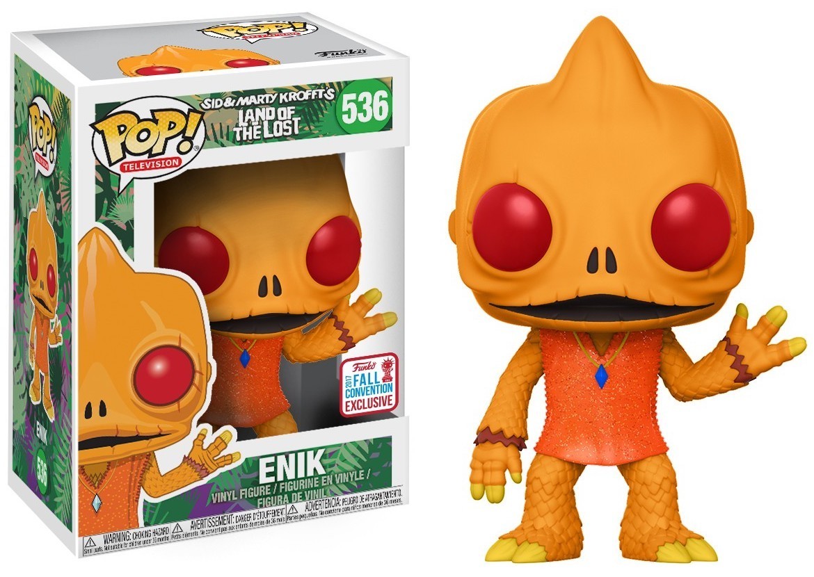 FUNKO POP! Vinyl Television RARE Land of the Lost #536 Enik [Fall Convention] [VAULTED]