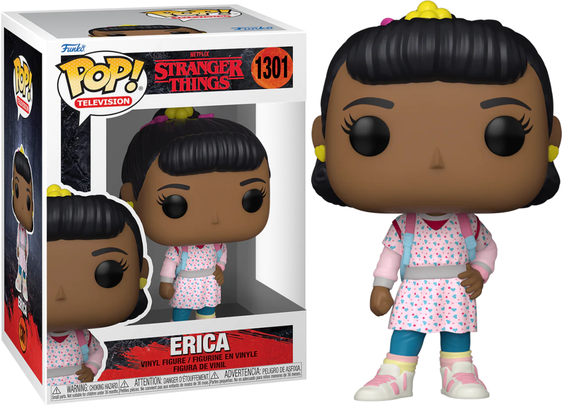 FUNKO POP! Vinyl Television RARE Stranger Things #1301 Erica (Stranger Things - Season 4) [VAULTED]