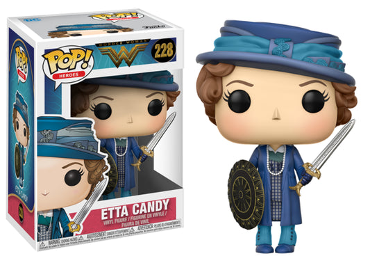 FUNKO POP! Vinyl Heroes RARE Wonder Woman #228 Etta Candy [VAULTED]