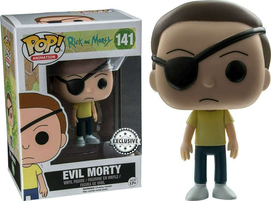 FUNKO POP! Vinyl Animation RARE Rick and Morty #141 Evil Morty [Funko Special Edition - Silver/Black] [VAULTED]