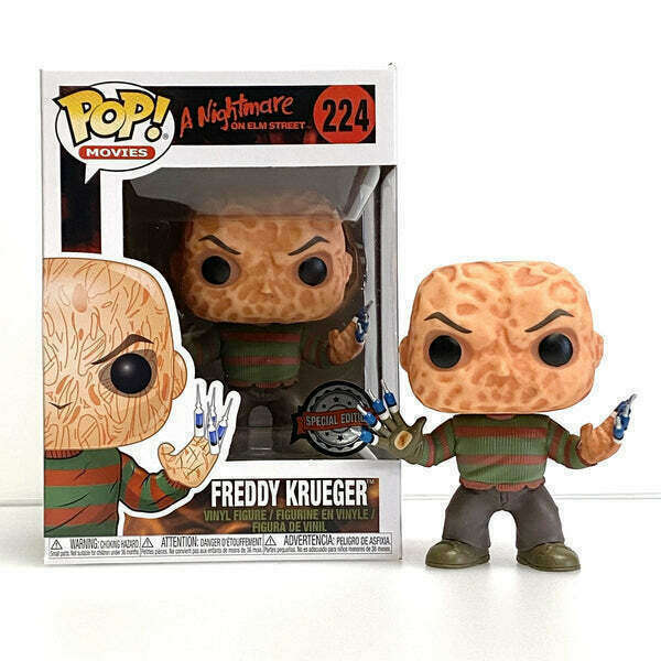 FUNKO POP! Vinyl Movies RARE A Nightmare on Elm Street #224 Freddy Krueger (Syringe Fingers) [Funko Special Edition] [VAULTED]