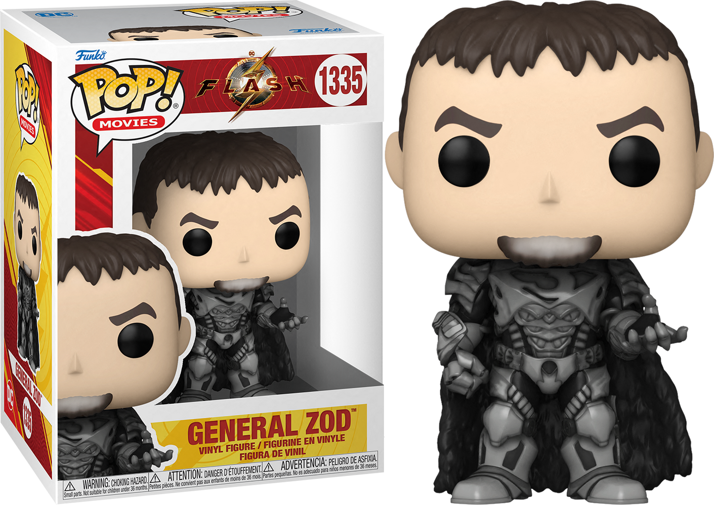 FUNKO POP! Vinyl RARE The Flash #1335 General Zod (The Flash) [VAULTED]