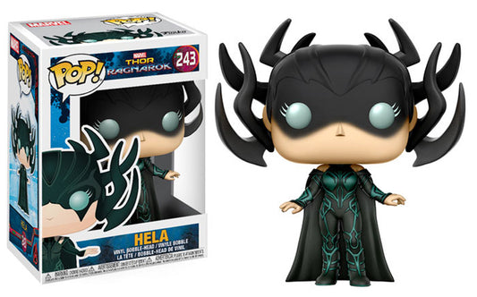 FUNKO POP! Vinyl Bobble-Head Marvel RARE Thor Ragnarok #243 Hela [VAULTED]