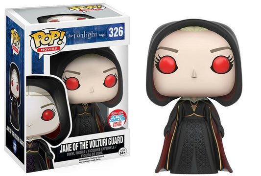 FUNKO POP! Vinyl Movies RARE The Twilight Saga #326 Jane of the Volturi Guard (Hood Up) [NYCC] [VAULTED]