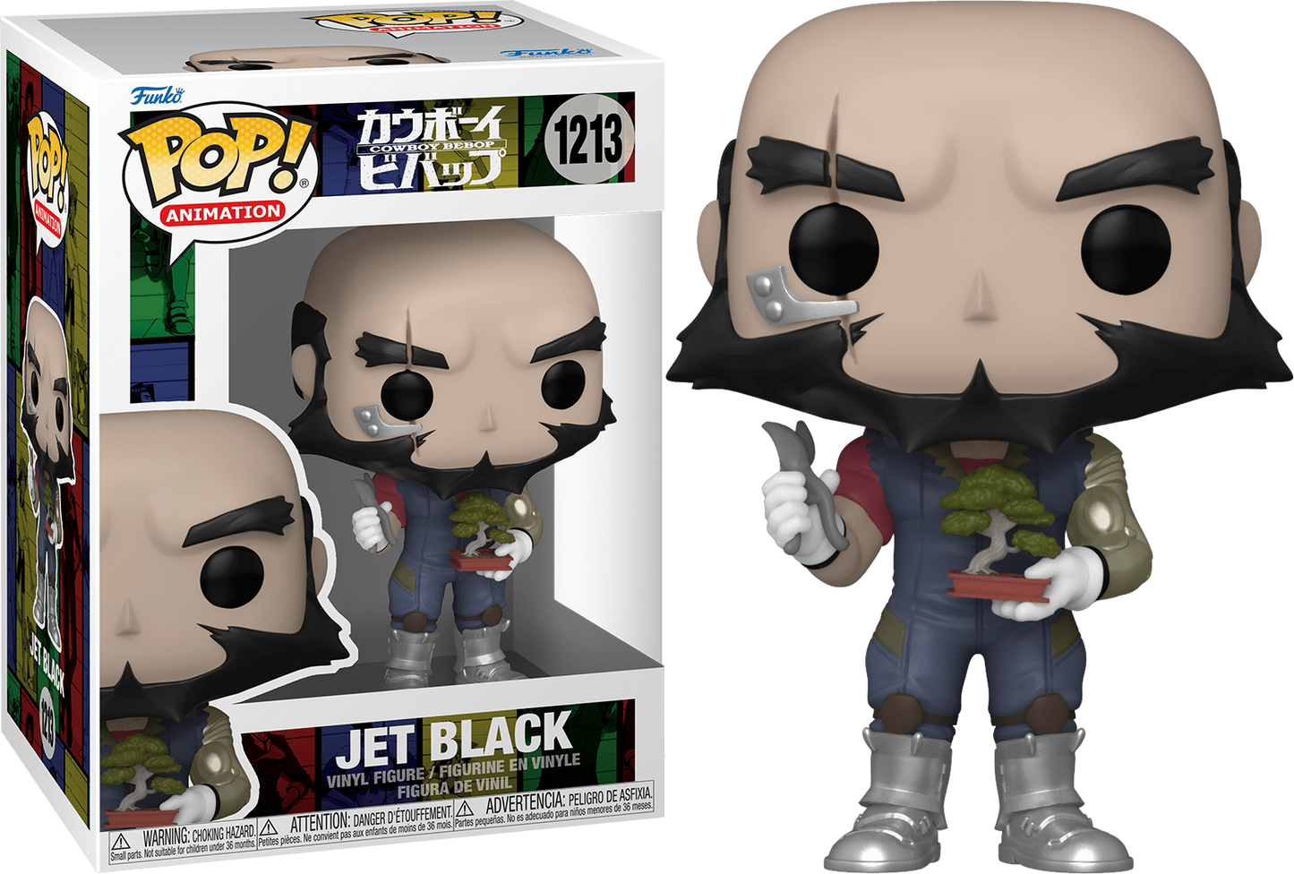 FUNKO POP! Vinyl Animation RARE Cowboy Bebop #1213 Jet Black (2022 Release) [VAULTED]