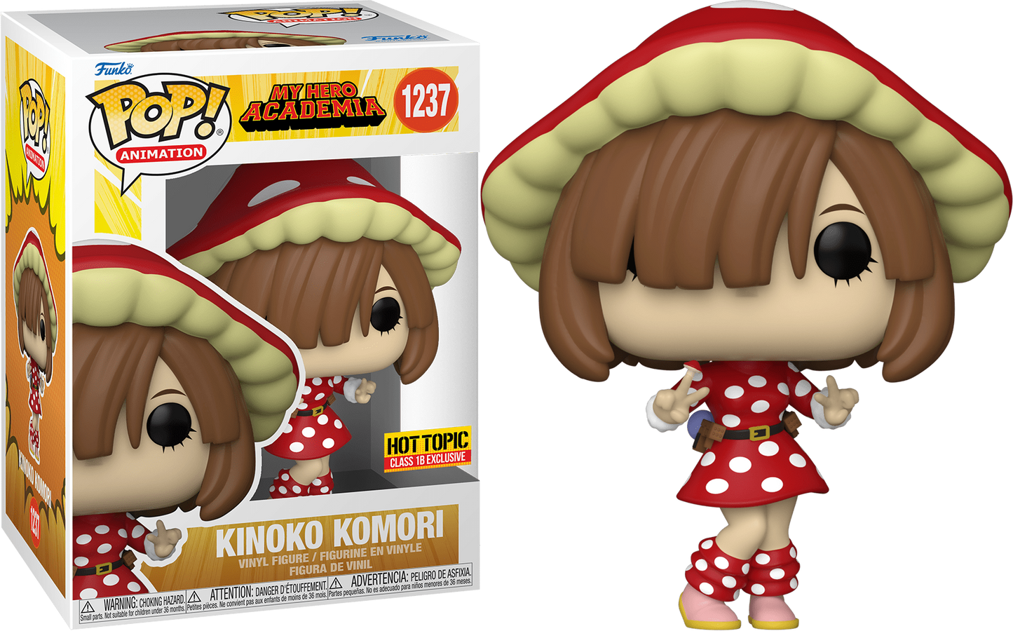 FUNKO POP! Vinyl Animation RARE My Hero Academia #1237 Kinoko Komori [Funko Special Edition] [VAULTED]