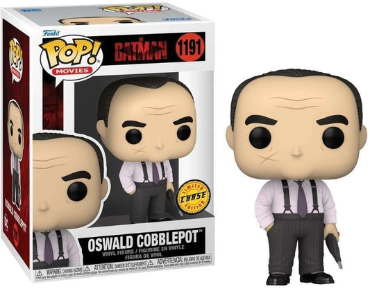 FUNKO POP! Vinyl Movies RARE The Batman #1191 Oswald Cobblepot (The Batman - w/o Jacket) [Chase] [VAULTED]