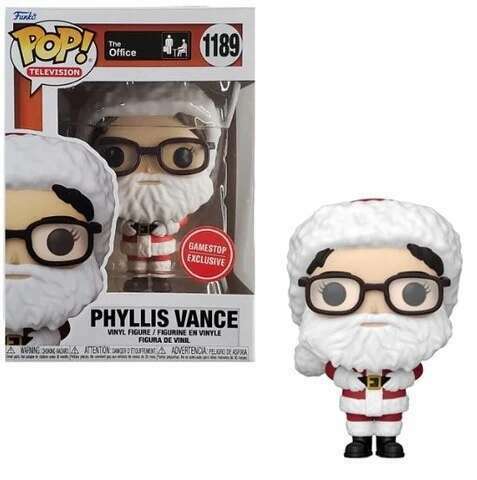 FUNKO POP! Vinyl Television RARE The Office #1189 Phyllis Vance (Santa Claus) [Funko Special Edition] [VAULTED]