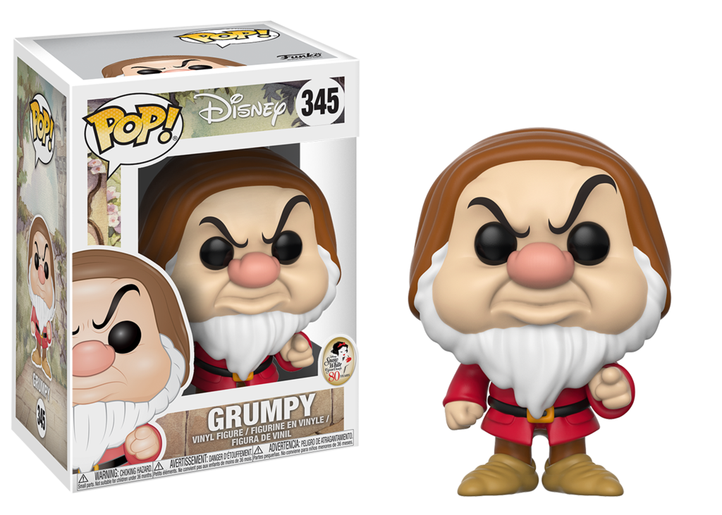 FUNKO POP! Vinyl Disney RARE #345 Grumpy (Pointing) [VAULTED]