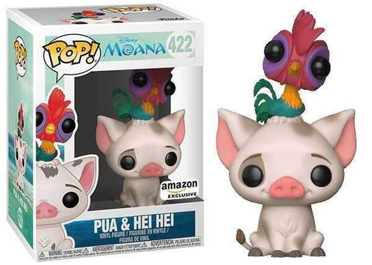 FUNKO POP! Vinyl Disney RARE Moana #422 Pua & Hei Hei [Funko Special Edition] [VAULTED]