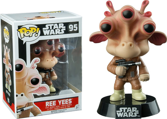 FUNKO POP! Vinyl Bobble-Head RARE Star Wars #95 Ree Yees [Walgreens (Stickerless)] [VAULTED]