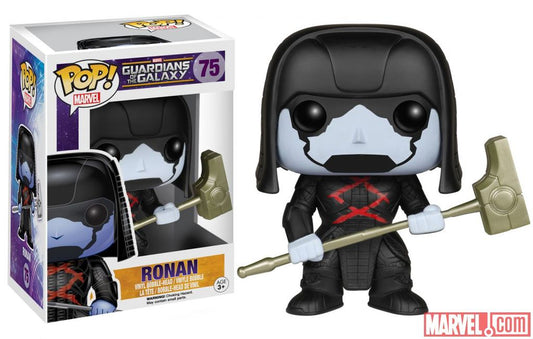 FUNKO POP! Vinyl Bobble-Head Marvel RARE Guardians of the Galaxy #75 Ronan [VAULTED]