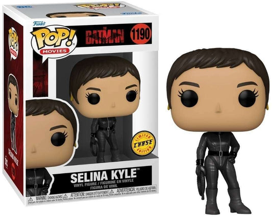 FUNKO POP! Vinyl Movies RARE The Batman #1190 Selina Kyle (The Batman - Unmasked) [Chase] [VAULTED]