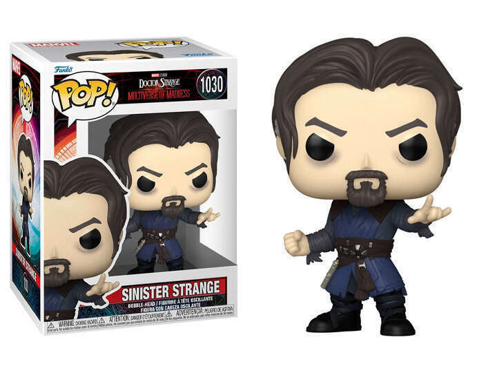 FUNKO POP! Bobble-Head Marvel RARE Doctor Strange in the Multiverse of Madness #1030 Sinister Strange [VAULTED]