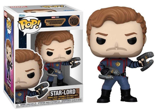 FUNKO POP! Bobble-Head Marvel RARE Guardians of the Galaxy Vol. 3 #1201 Star-Lord (Blue Ravagers Outfit) [VAULTED]