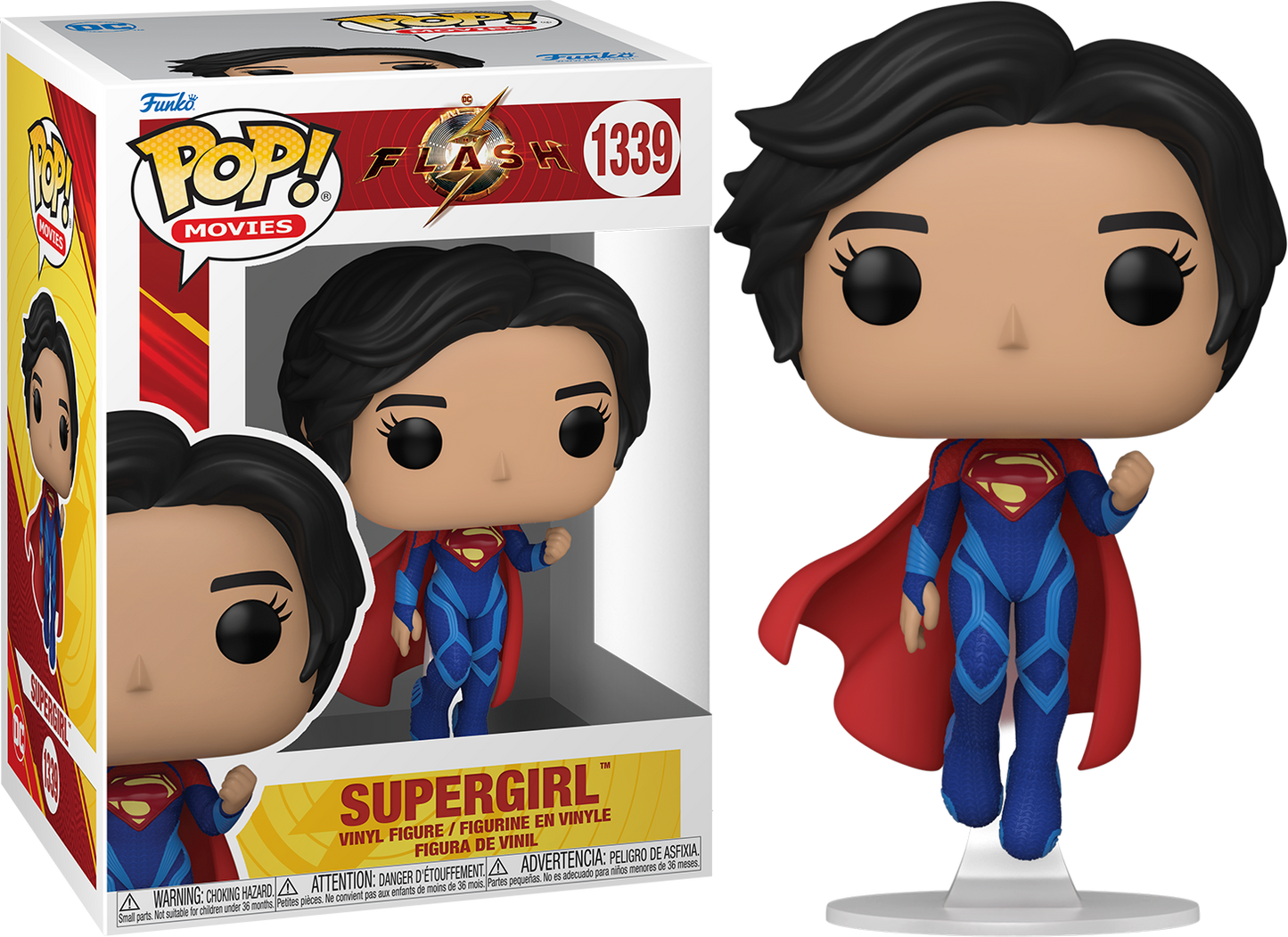 FUNKO POP! Vinyl Movies RARE The Flash #1339 Supergirl (The Flash) [VAULTED]