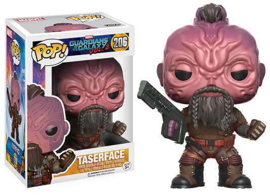 FUNKO POP! Vinyl Bobble-Head Marvel RARE Guardians of the Galaxy Vol. 2 #206 Taserface [VAULTED]