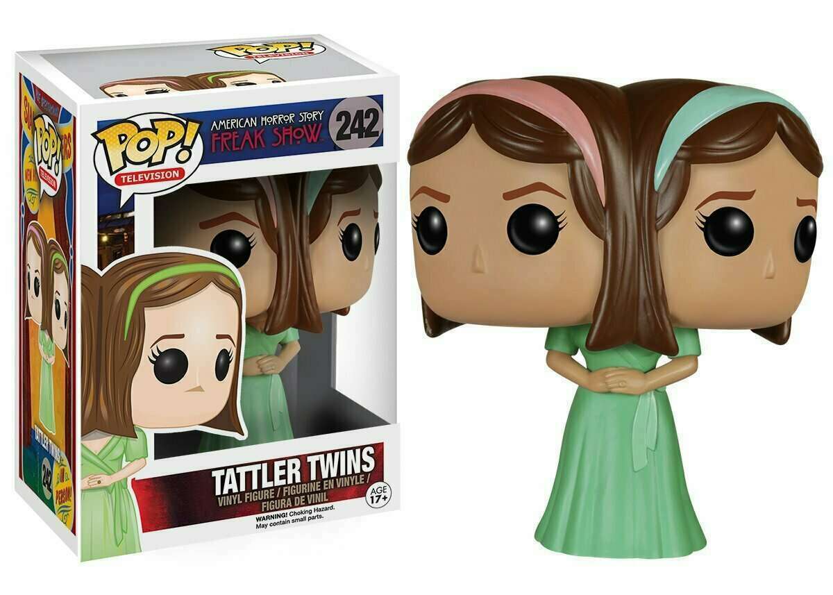 FUNKO POP! Vinyl Television RARE American Horror Story Freak Show #242 Tattler Twins [VAULTED]