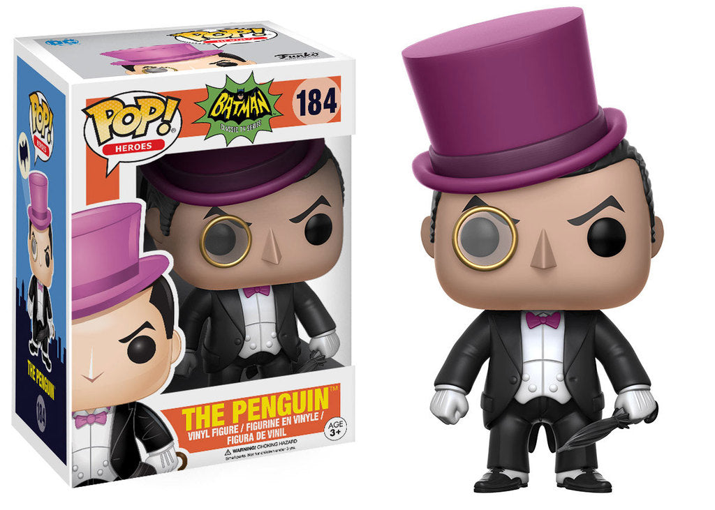 FUNKO POP! Vinyl Heroes RARE Batman #184 The Penguin (1966) [VAULTED]